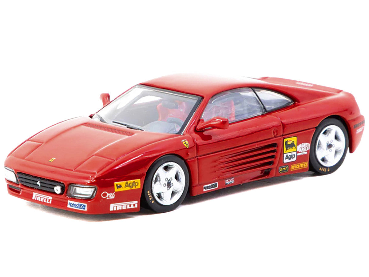 Ferrari 348 Challenge "Presentation Version" Red "Hobby64" Series 1/64 Diecast Model by Tarmac Works LuxuryLifeWay Online Store