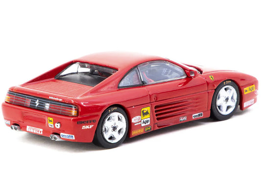 Ferrari 348 Challenge "Presentation Version" Red "Hobby64" Series 1/64 Diecast Model by Tarmac Works LuxuryLifeWay Online Store
