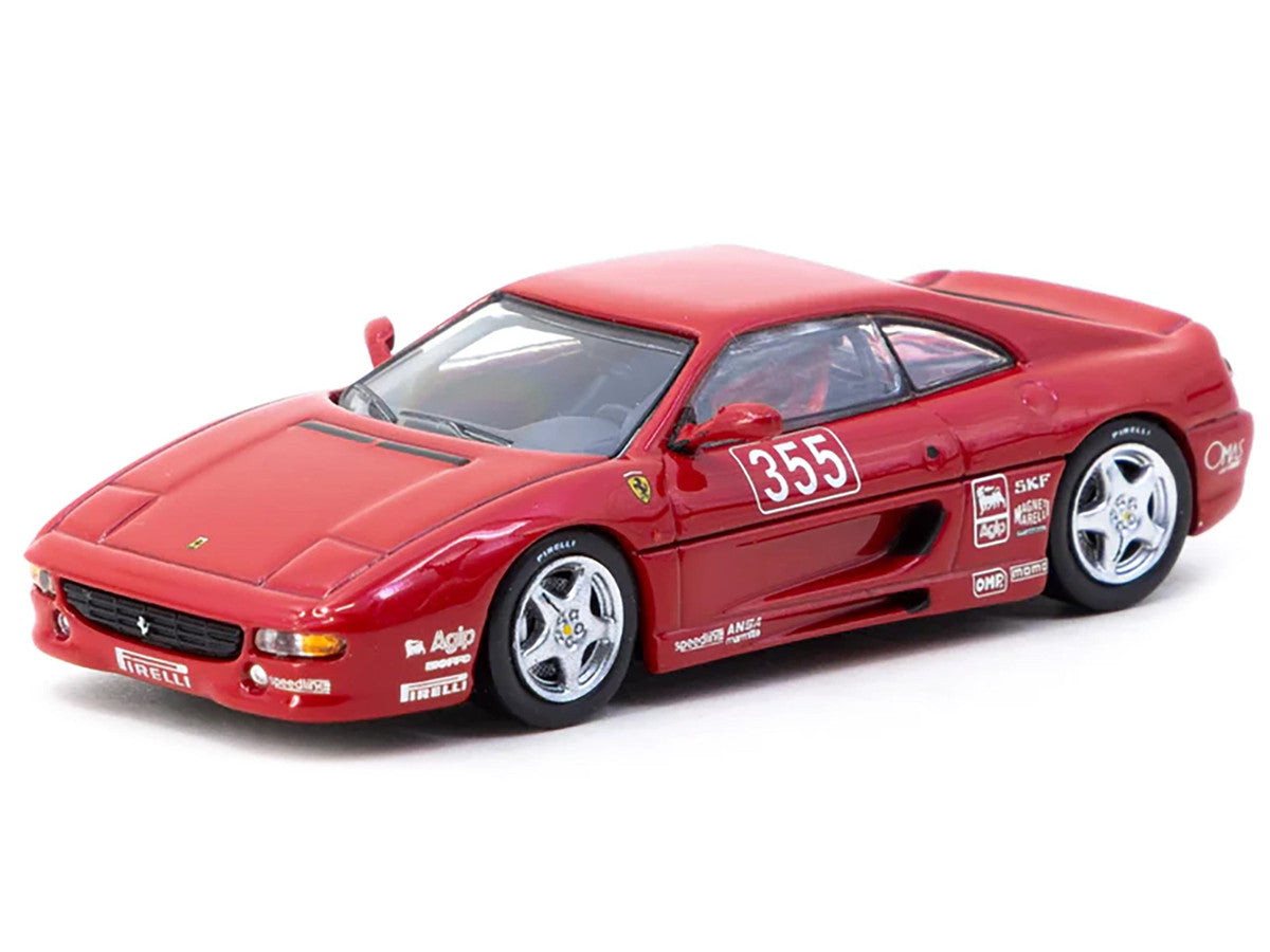Ferrari F355 Challenge #355 "Presentation" Red "Hobby64" Series 1/64 Diecast Model by Tarmac Works LuxuryLifeWay Online Store
