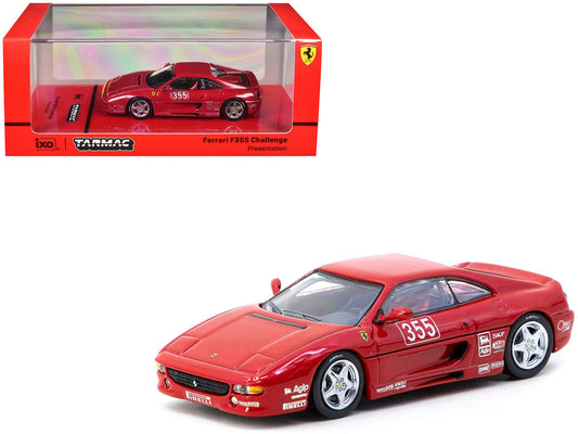 Ferrari F355 Challenge #355 "Presentation" Red "Hobby64" Series 1/64 Diecast Model by Tarmac Works LuxuryLifeWay Online Store
