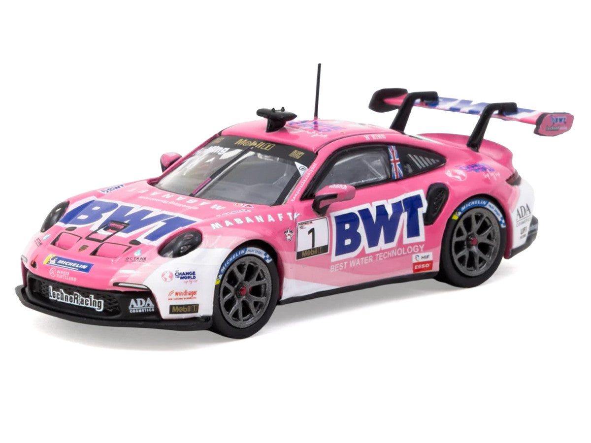 Porsche 911 GT3 Cup (992) #1 Harry King "Porsche Mobil 1 Supercup" (2024) "Hobby64" Series 1/64 Diecast Model Car by Tarmac Works LuxuryLifeWay Online Store