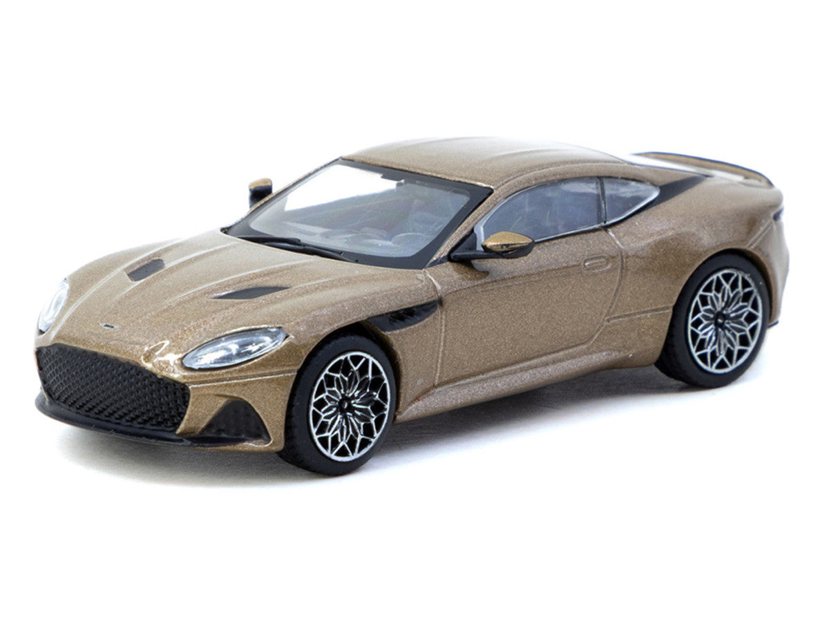 Aston Martin DBS Superleggera Brown Metallic "Global64" Series 1/64 Diecast Model Car by Tarmac Works LuxuryLifeWay Online Store