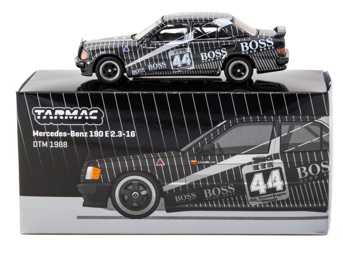 Mercedes-Benz 190 E 2.3-16 #44 Johnny Cecotto "Deutsche Tourenwagen Meisterschaft (DTM)" (1988) "Global64" Series 1/64 Diecast Model Car by Tarmac Works LuxuryLifeWay Online Store