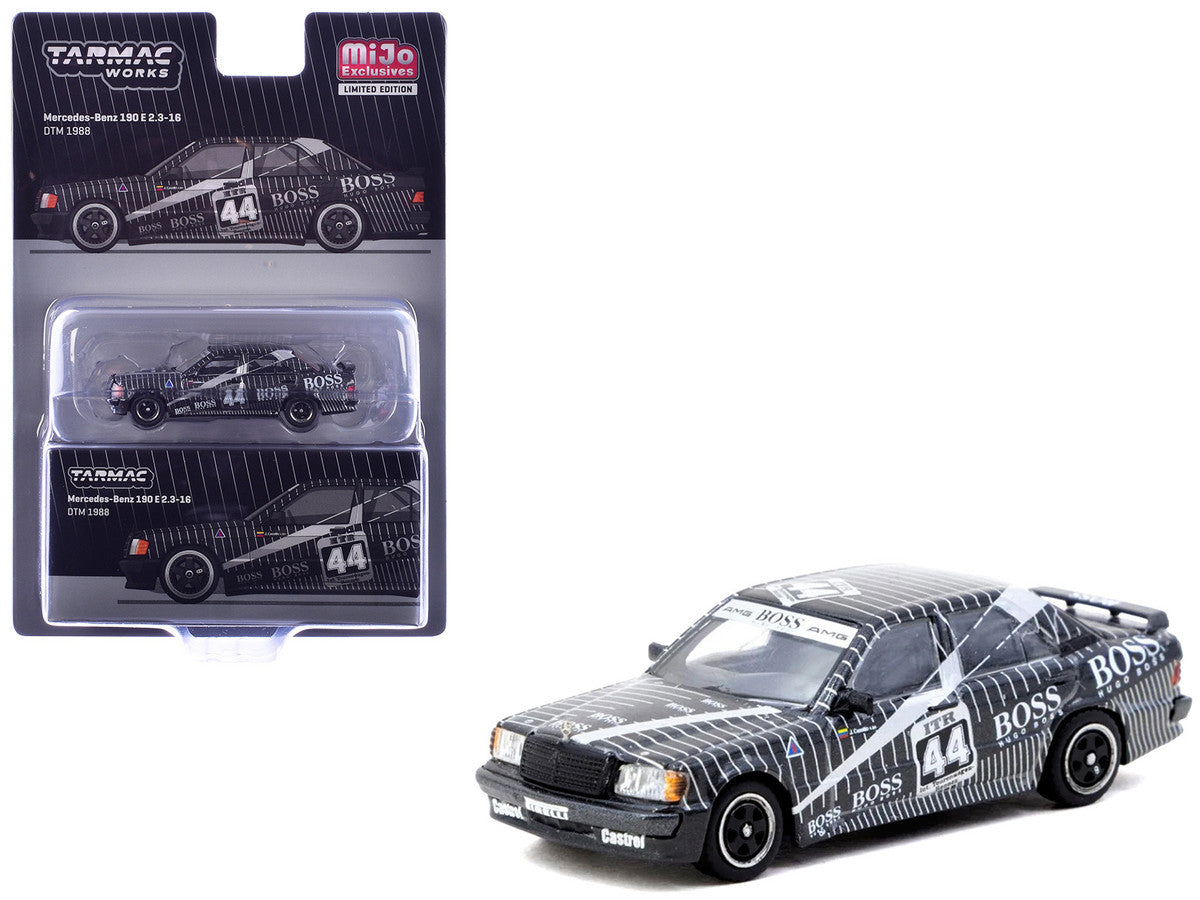 Mercedes-Benz 190 E 2.3-16 #44 Johnny Cecotto "Deutsche Tourenwagen Meisterschaft (DTM)" (1988) "Global64" Series 1/64 Diecast Model Car by Tarmac Works LuxuryLifeWay Online Store