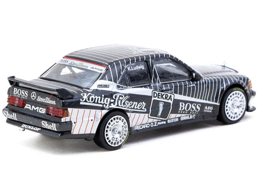 Mercedes-Benz 190 E 2.5-16 EVO 1 #1 Klaus Ludwig "Deutsche Tourenwagen Meisterschaft (DTM)" (1989) "Global64" Series 1/64 Diecast Model by Tarmac Works LuxuryLifeWay Online Store