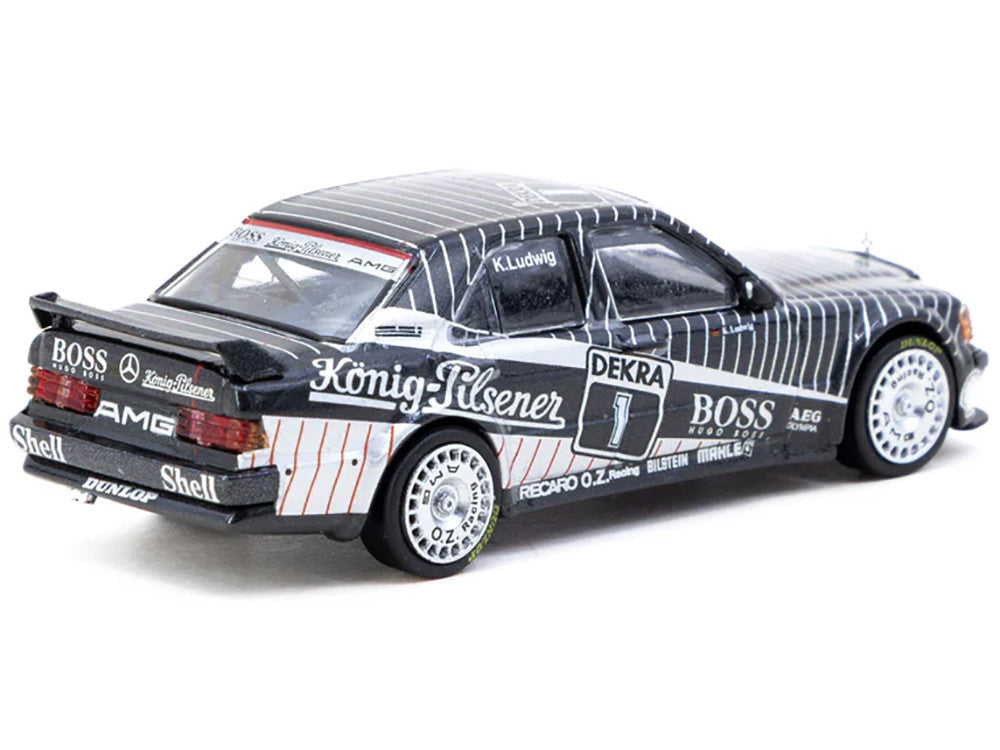 Mercedes-Benz 190 E 2.5-16 EVO 1 #1 Klaus Ludwig "Deutsche Tourenwagen Meisterschaft (DTM)" (1989) "Global64" Series 1/64 Diecast Model by Tarmac Works LuxuryLifeWay Online Store