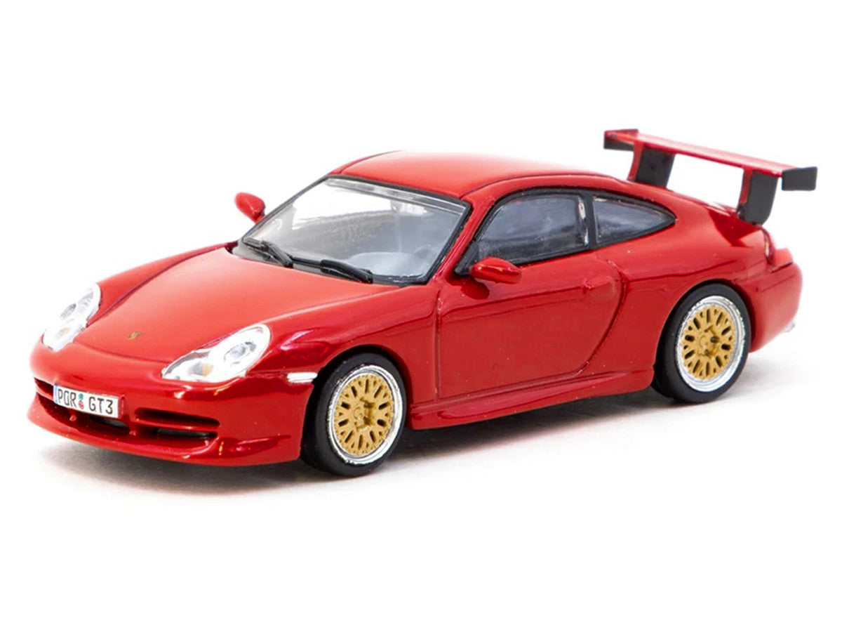 Porsche 911 GT3 (996) Red "Global64" Series 1/64 Diecast Model by Tarmac Works LuxuryLifeWay Online Store