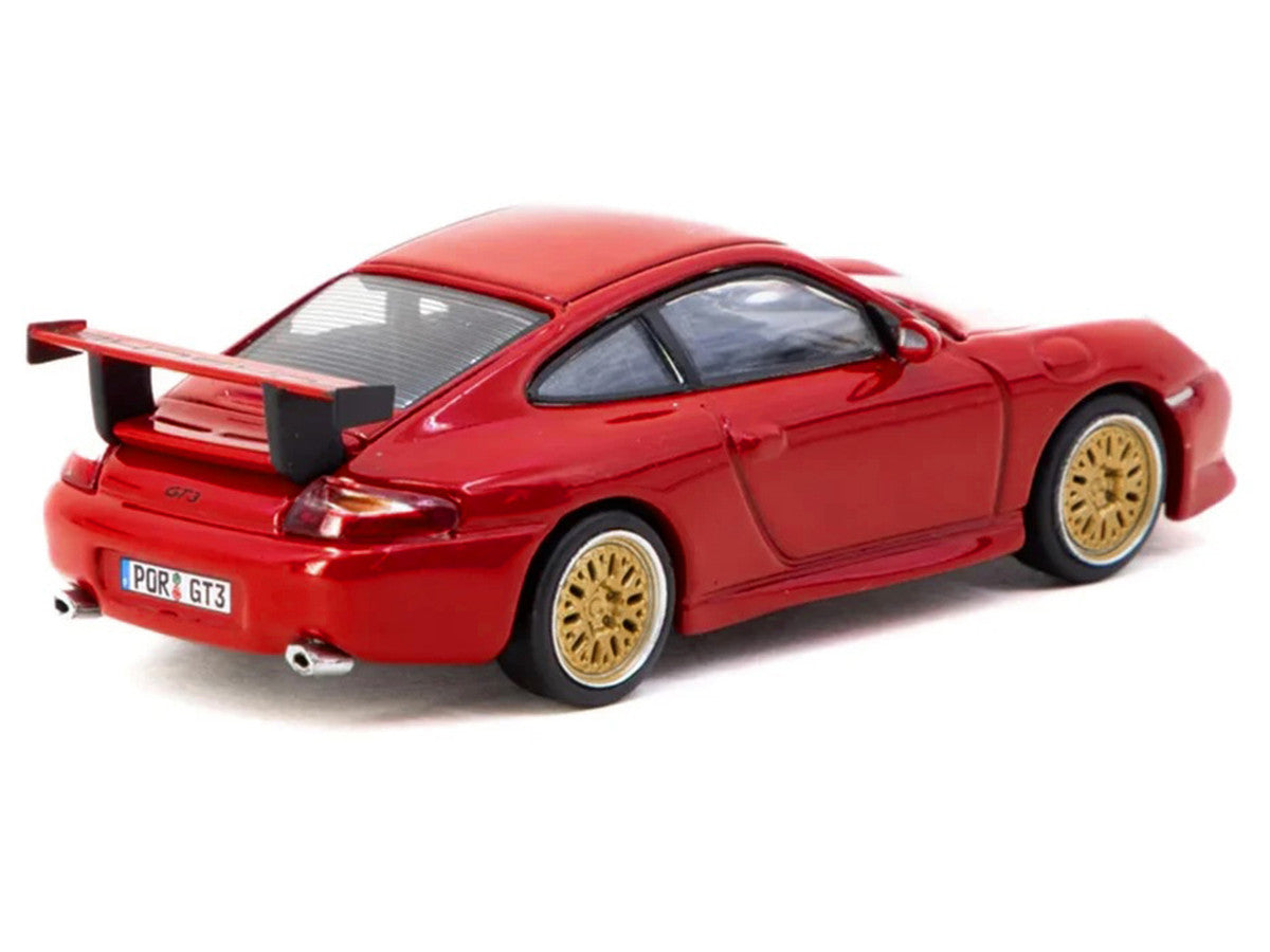Porsche 911 GT3 (996) Red "Global64" Series 1/64 Diecast Model by Tarmac Works LuxuryLifeWay Online Store