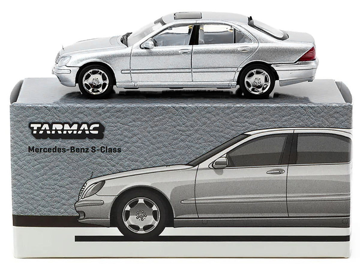 Mercedes-Benz S-Class Brilliant Silver Metallic "Global64" Series 1/64 Diecast Model by Tarmac Works LuxuryLifeWay Online Store