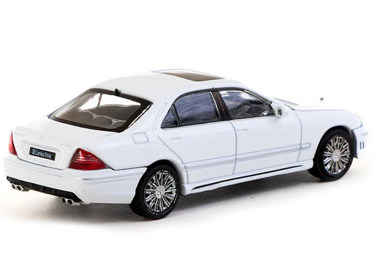 Mercedes-Benz S-Class Wald "Lamley Special Edition" Alabaster White "Global64" Series 1/64 Diecast Model by Tarmac Works LuxuryLifeWay Online Store