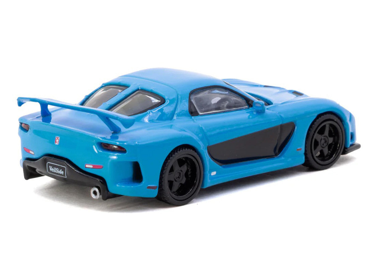 Mazda RX-7 "VeilSide Fortune7" RHD (Right Hand Drive) Blue "Global64" Series 1/64 Diecast Model Car by Tarmac Works LuxuryLifeWay Online Store