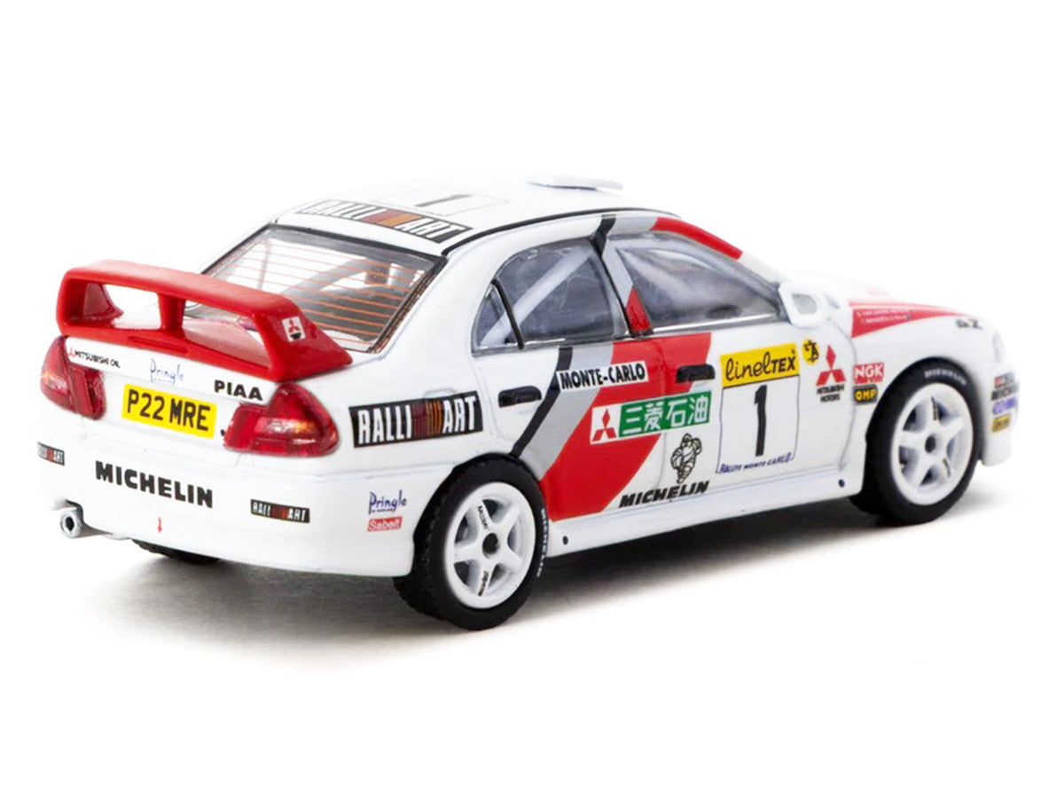 Mitsubishi Lancer Evolution IV #1 Tommi Makinen - Seppo Harjanne 3rd Place "Monte Carlo Rally" (1997) "Global64" Series 1/64 Diecast Model by Tarmac Works LuxuryLifeWay Online Store