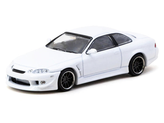 Toyota VERTEX Soarer JZZ30 RHD (Right Hand Drive) White Metallic "Global64" Series 1/64 Diecast Model Car by Tarmac Works LuxuryLifeWay Online Store