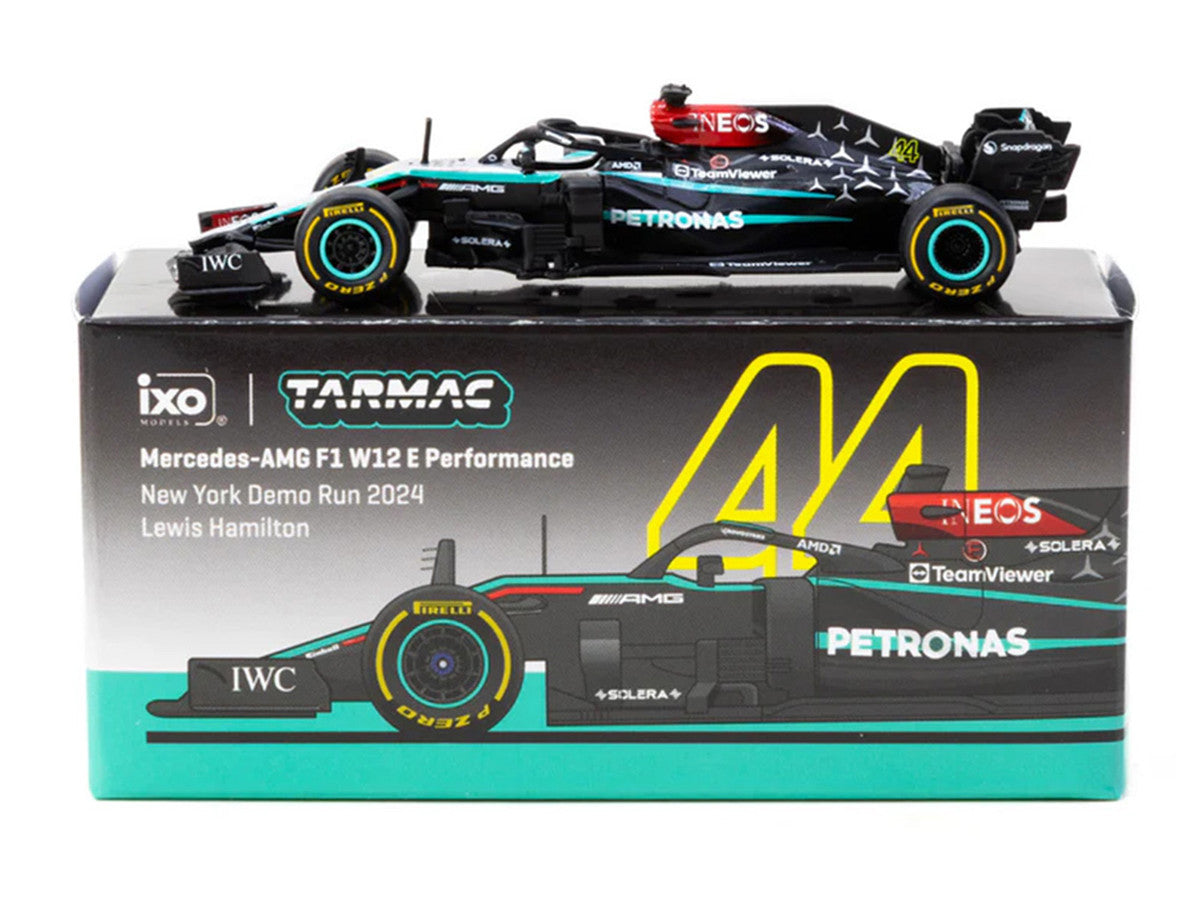 Mercedes-AMG F1 W12 E Performance #44 Lewis Hamilton Formula One F1 "New York Demo Run" (2024) "Global64" Series 1/64 Diecast Model by Tarmac Works LuxuryLifeWay Online Store