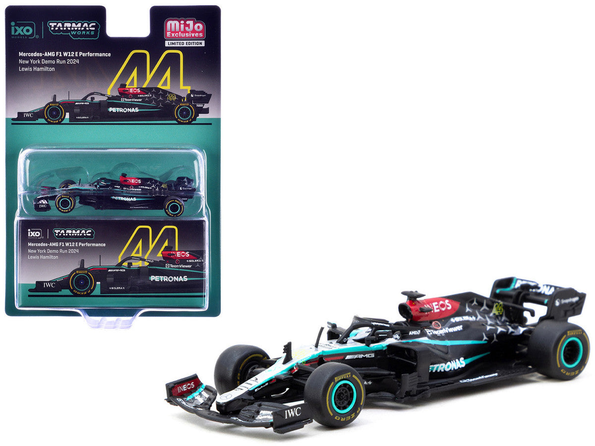 Mercedes-AMG F1 W12 E Performance #44 Lewis Hamilton Formula One F1 "New York Demo Run" (2024) "Global64" Series 1/64 Diecast Model by Tarmac Works LuxuryLifeWay Online Store