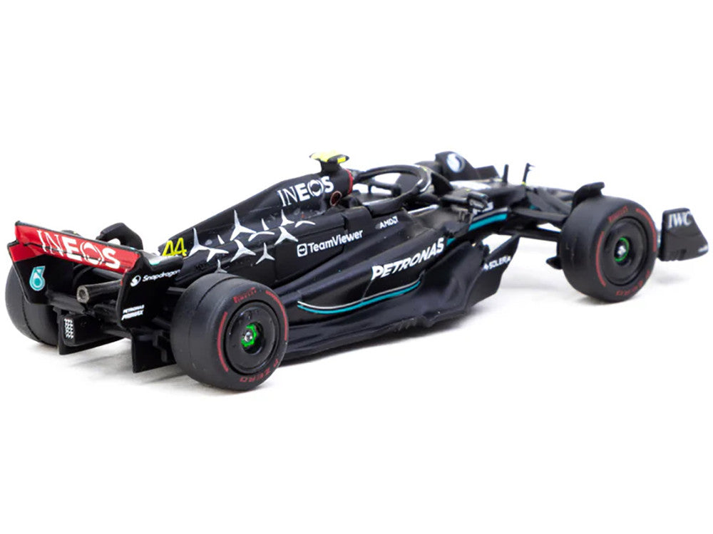 Mercedes-AMG F1 W14 E Performance #44 Lewis Hamilton Pole Position Formula One F1 "Hungarian GP" (2023) "Global64" Series 1/64 Diecast Model Car by Tarmac Works LuxuryLifeWay Online Store