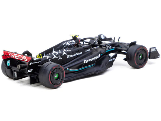 Mercedes-AMG F1 W14 E Performance #44 Lewis Hamilton Pole Position Formula One F1 "Hungarian GP" (2023) "Global64" Series 1/64 Diecast Model Car by Tarmac Works LuxuryLifeWay Online Store