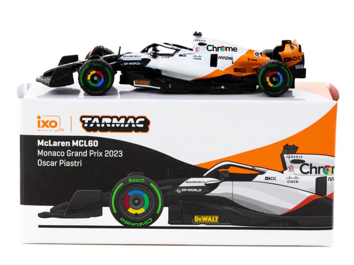 McLaren MCL60 #81 Oscar Piastri Formula One F1 "Monaco GP" (2023) "Global64" Series 1/64 Diecast Model by Tarmac Works LuxuryLifeWay Online Store