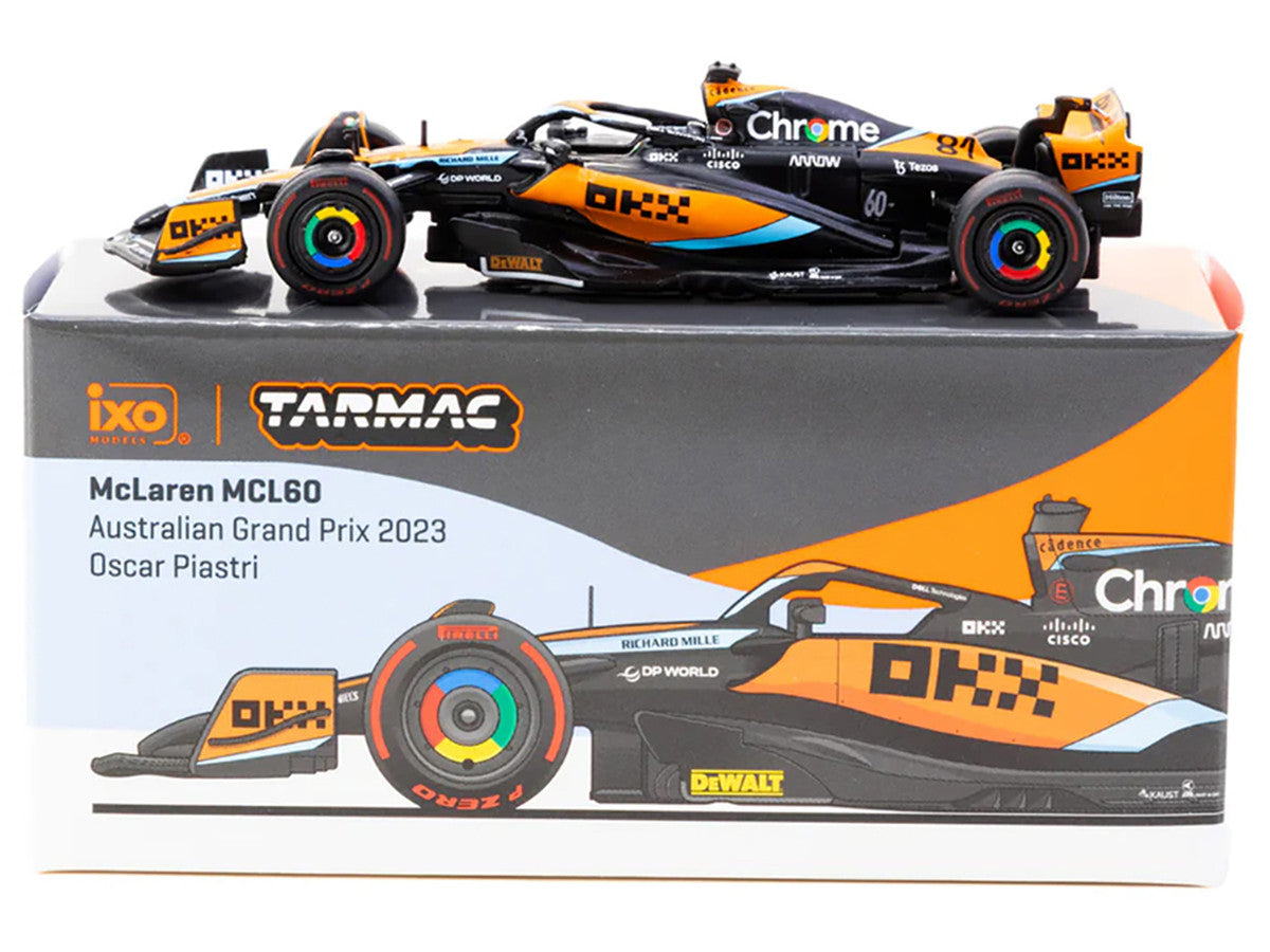 McLaren MCL60 #81 Oscar Piastri Formula One F1 "Australian GP" (2023) "Global64" Series 1/64 Diecast Model Car by Tarmac Works LuxuryLifeWay Online Store