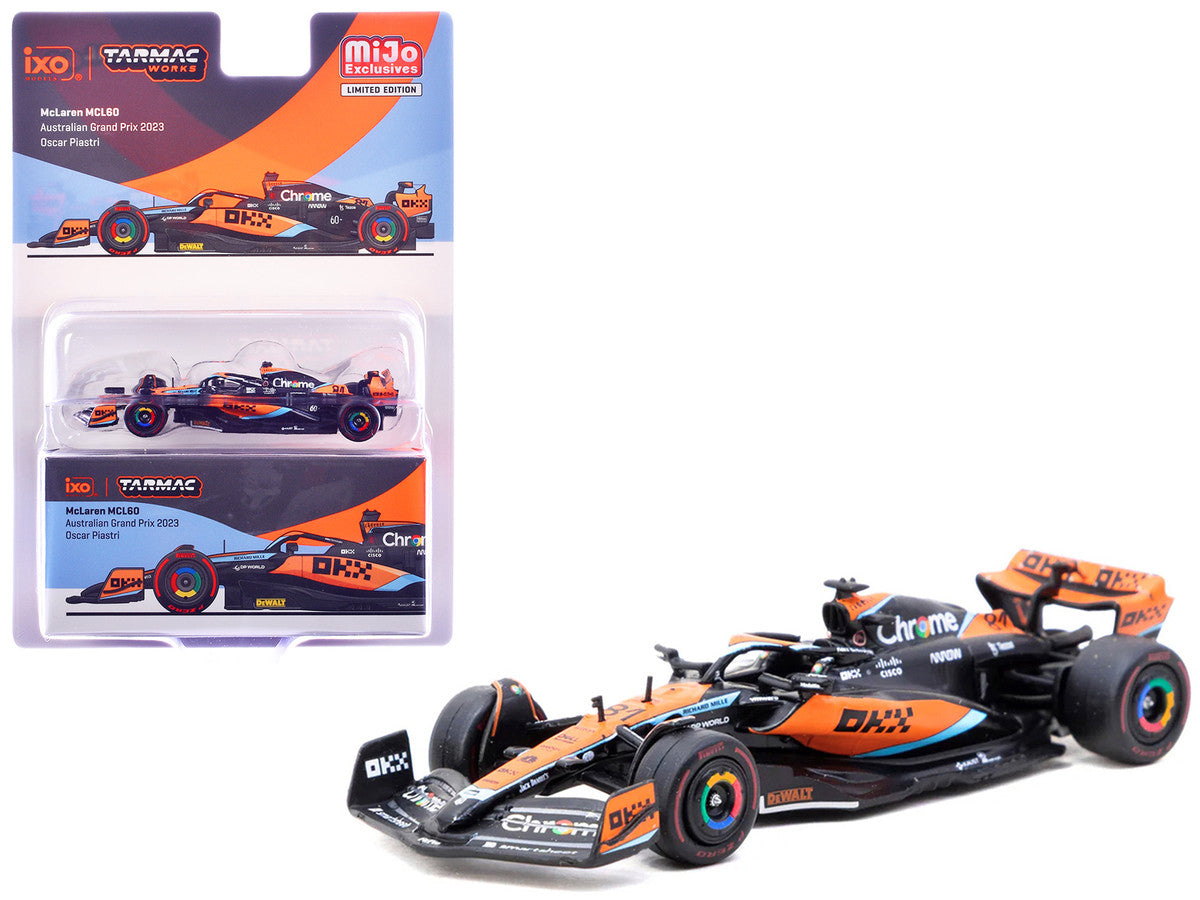 McLaren MCL60 #81 Oscar Piastri Formula One F1 "Australian GP" (2023) "Global64" Series 1/64 Diecast Model Car by Tarmac Works LuxuryLifeWay Online Store
