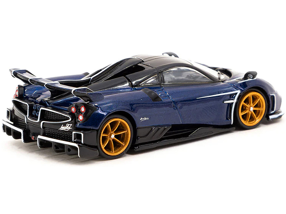 Pagani Imola Argentina Blue Metallic with Black Top "Global64" Series 1/64 Diecast Model by Tarmac Works LuxuryLifeWay Online Store
