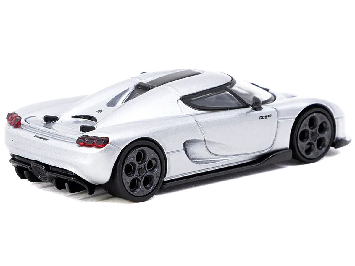 Koenigsegg CC850 Silver Metallic "Global64" Series 1/64 Diecast Model by Tarmac Works LuxuryLifeWay Online Store
