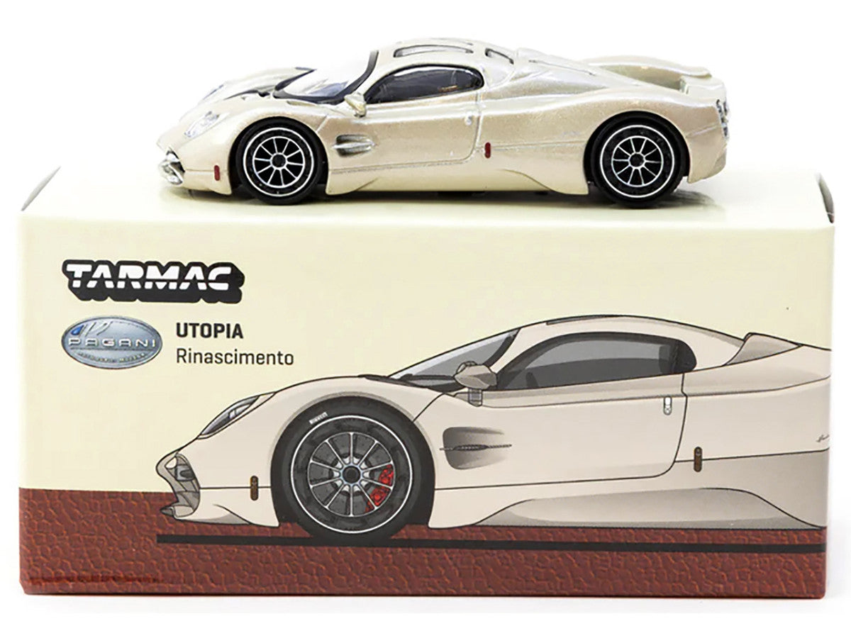 Pagani Utopia Rinascimento Silver Metallic "Global64" Series 1/64 Diecast Model by Tarmac Works LuxuryLifeWay Online Store