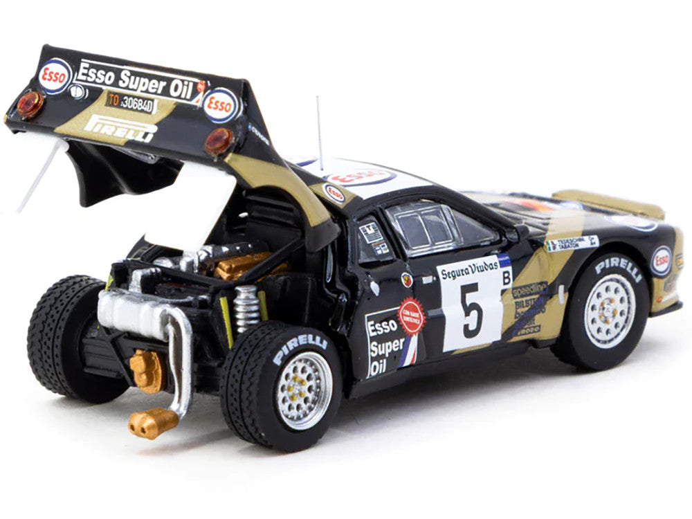 Lancia 037 Rally #5 Fabrizio Tabaton - Luciano Tedeschini Winner "Rally Catalunya" (1985) "Hobby64+" Series 1/64 Diecast Model Car by Tarmac Works LuxuryLifeWay Online Store