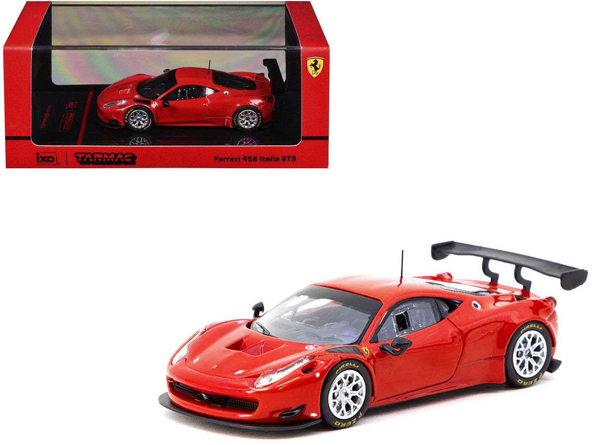 Ferrari 458 Italia GT3 Red "Road64" Series 1/64 Diecast Model Car by Tarmac Works LuxuryLifeWay Online Store