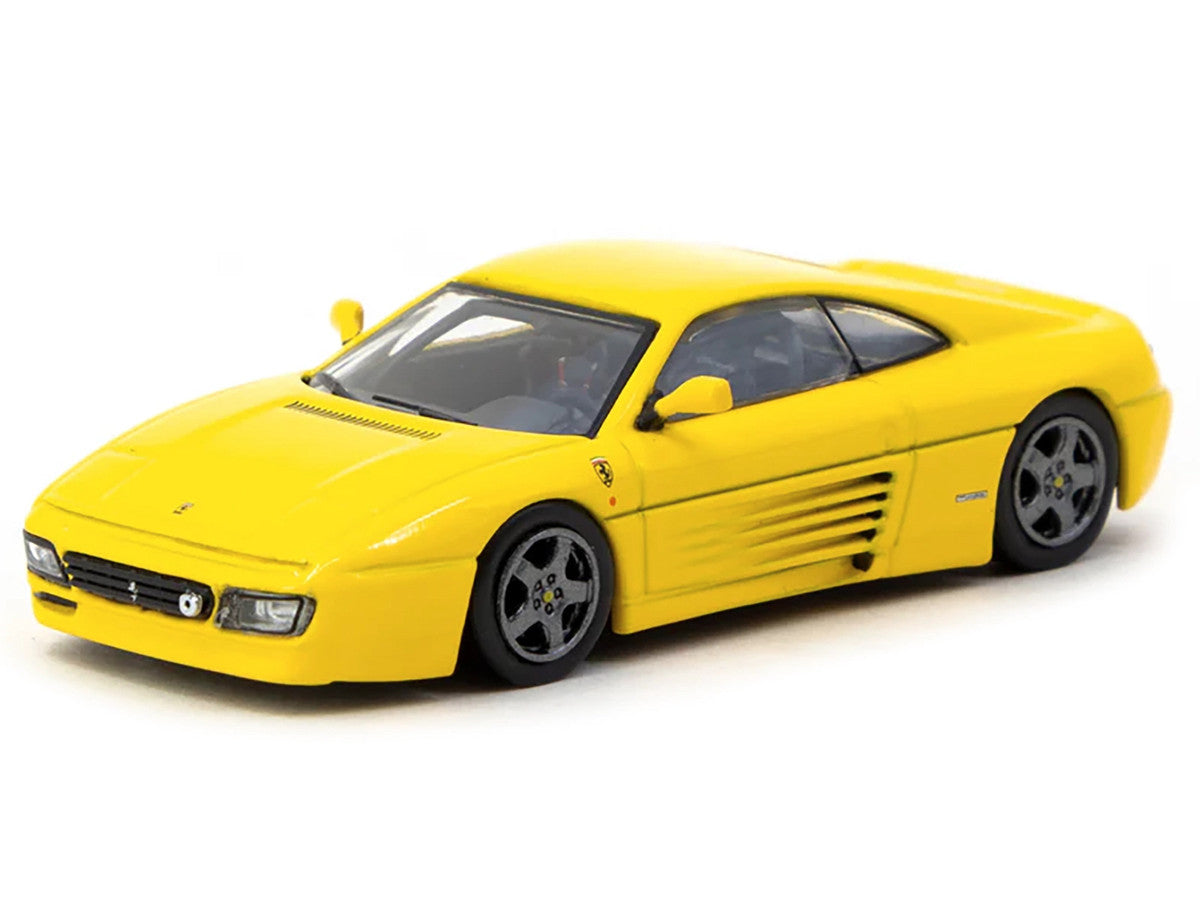 Ferrari 348 Challenge Yellow "Road64" Series 1/64 Diecast Model Car by Tarmac Works LuxuryLifeWay Online Store