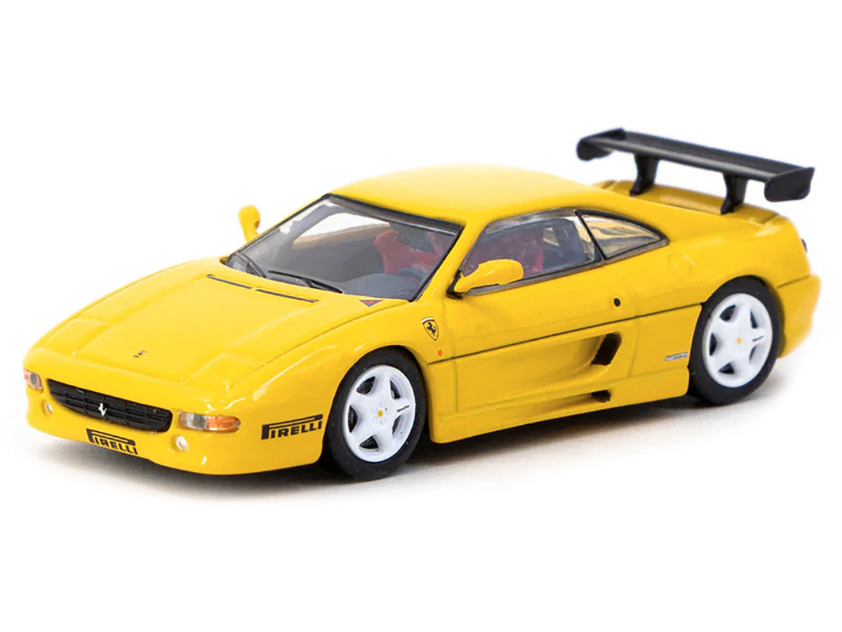 Ferrari F355 Challenge Yellow "Road64" Series 1/64 Diecast Model Car by Tarmac Works LuxuryLifeWay Online Store
