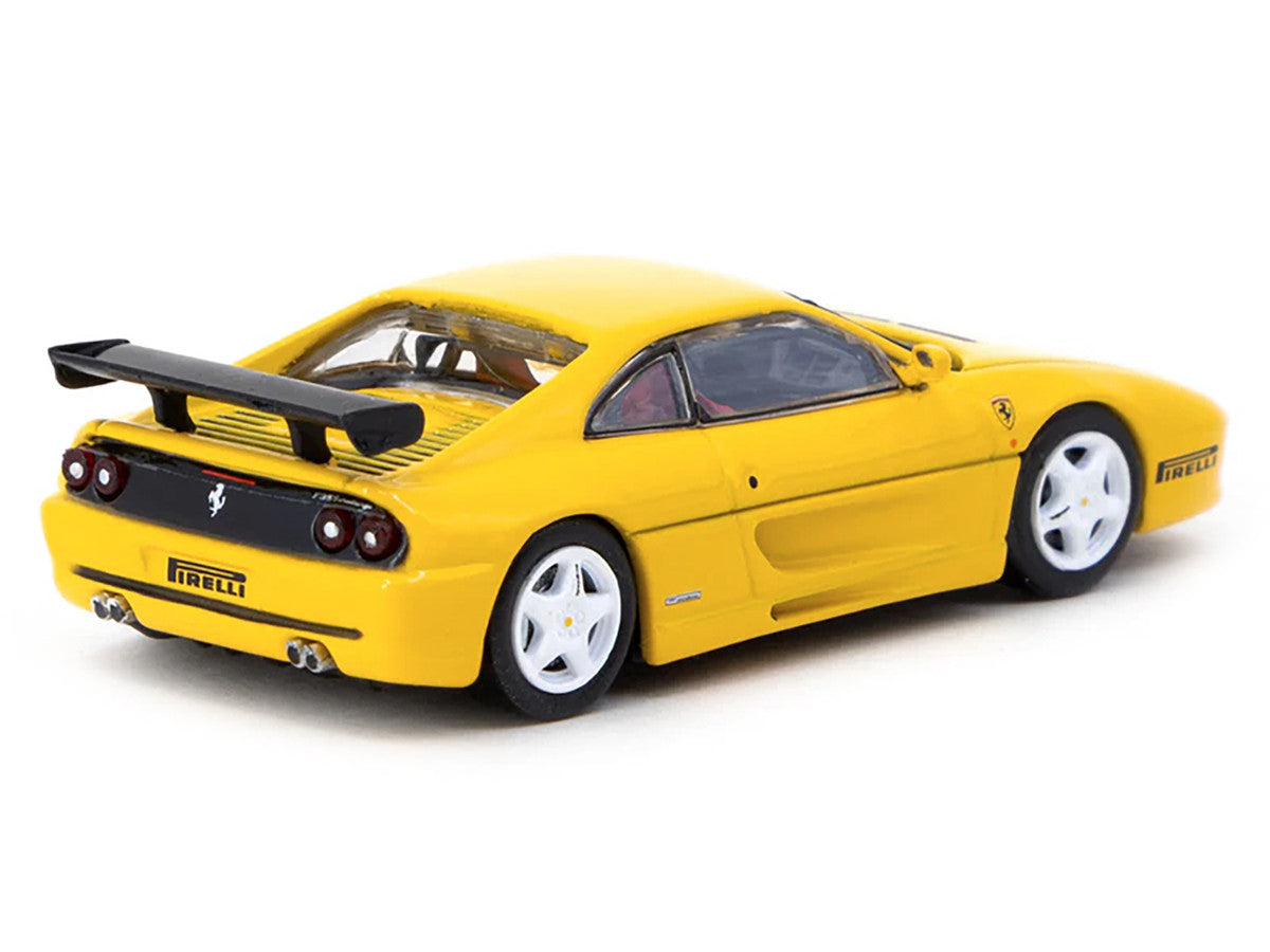 Ferrari F355 Challenge Yellow "Road64" Series 1/64 Diecast Model Car by Tarmac Works LuxuryLifeWay Online Store