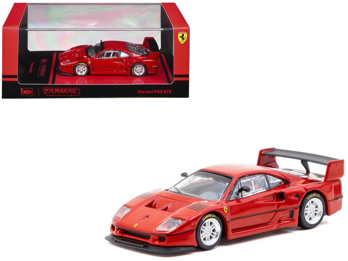 Ferrari F40 GTE Red "Road64" Series 1/64 Diecast Model Car by Tarmac Works LuxuryLifeWay Online Store