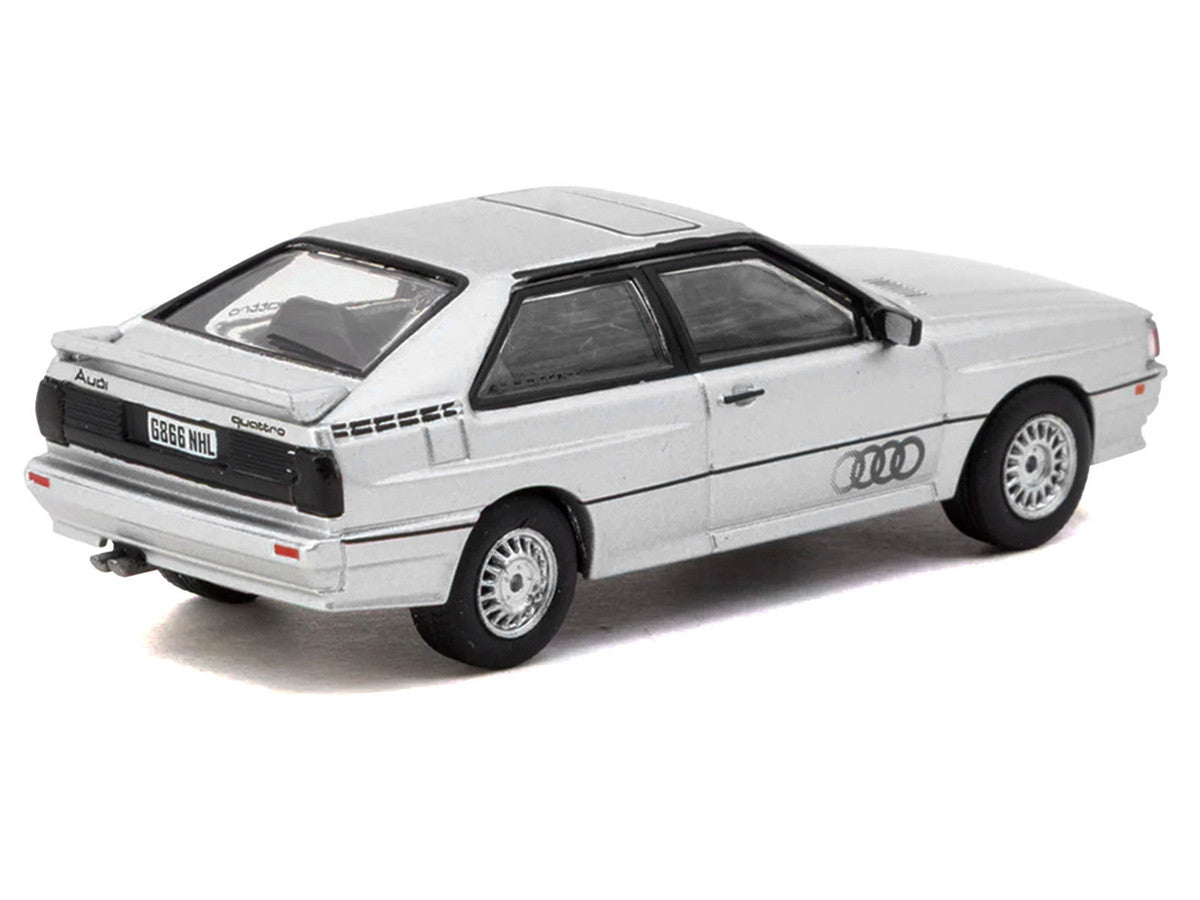 Audi Quattro Silver Metallic "Collab64" Series 1/64 Diecast Model Car by Schuco & Tarmac Works LuxuryLifeWay Online Store