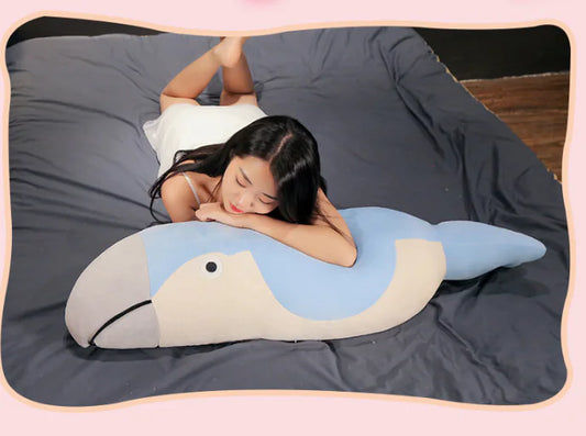 Cartoon Flamingo Parrot Plush Toy and Pillow Doll