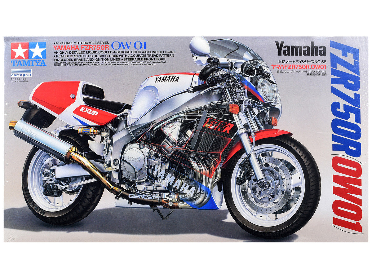 Model Kit Yamaha FZR750R OW01 Motorcycle 1/12 Scale Model by Tamiya LuxuryLifeWay Online Store