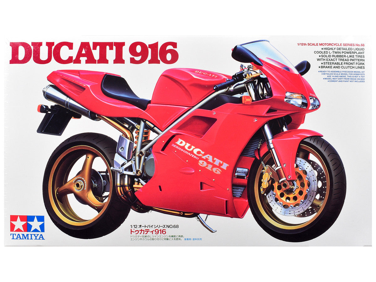Model Kit Ducati 916 Motorcycle 1/12 Scale Model by Tamiya LuxuryLifeWay Online Store
