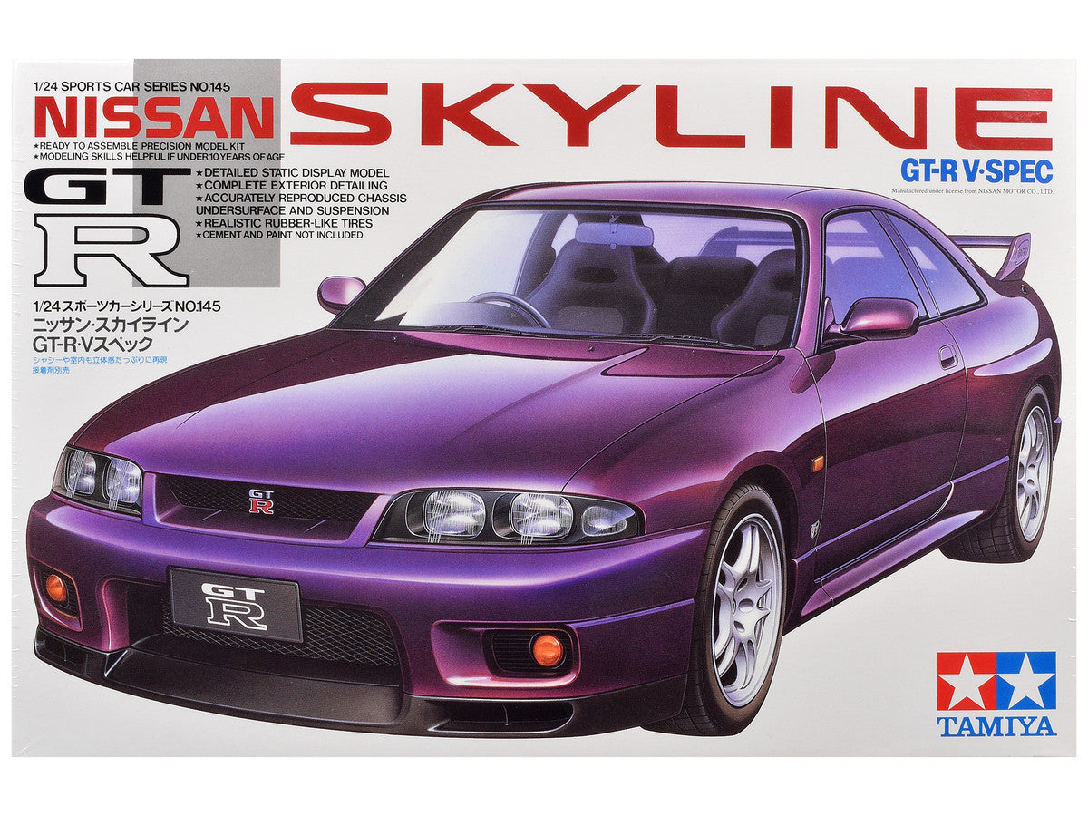 Model Kit Nissan Skyline GT-R V.Spec 1/24 Scale Model by Tamiya LuxuryLifeWay Online Store