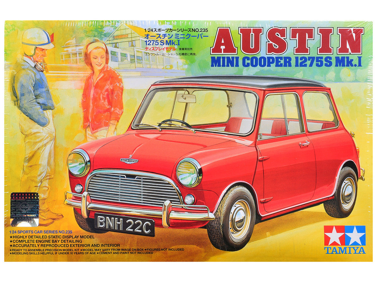 Model Kit Austin Mini Cooper 1275S MK.1 1/24 Scale Model by Tamiya LuxuryLifeWay Online Store