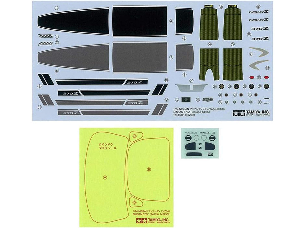 Model Kit Nissan 370Z Heritage Edition 1/24 Scale Model by Tamiya LuxuryLifeWay Online Store