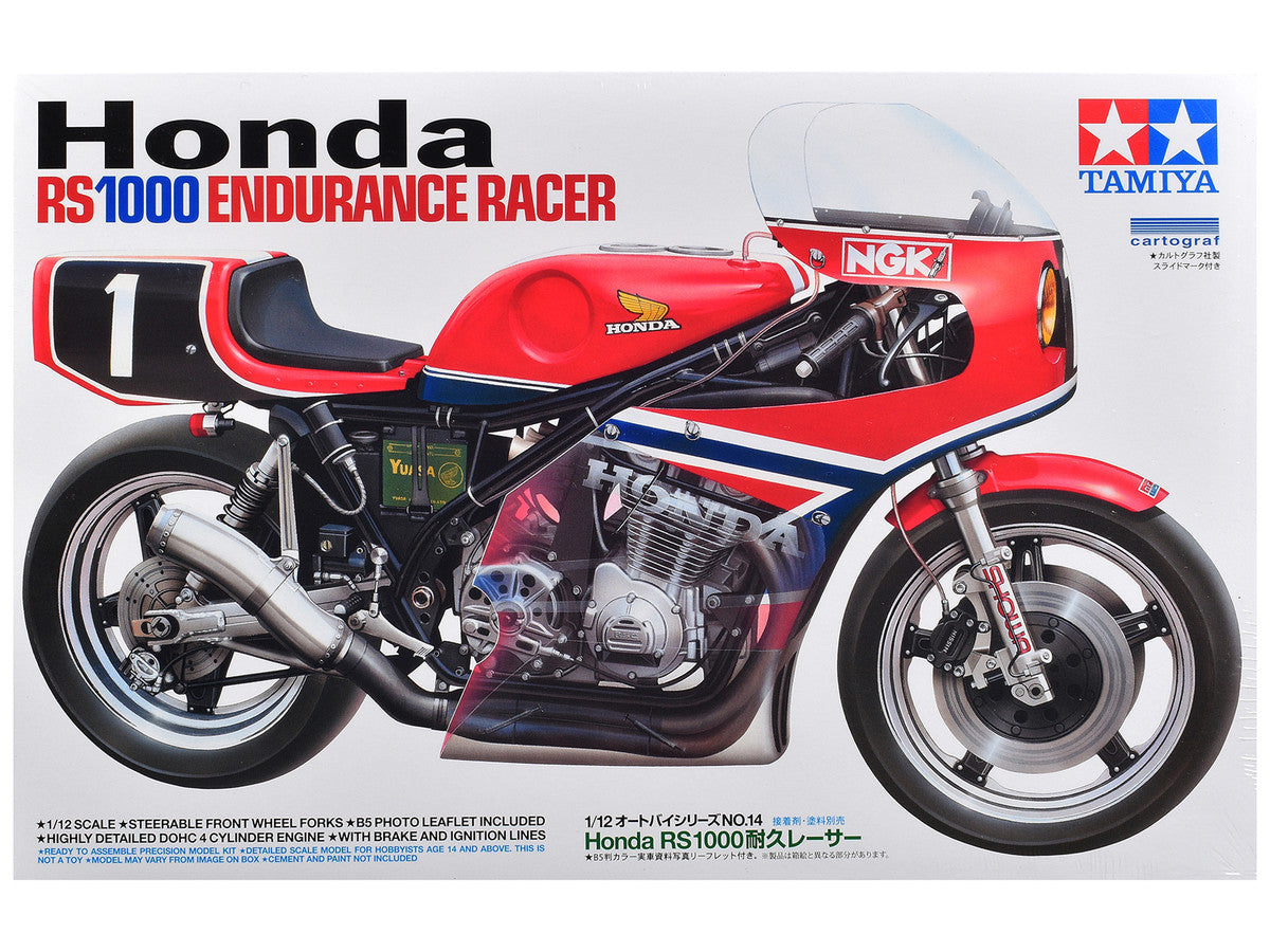 Model Kit Honda RS1000 Endurance Racer Motorcycle 1/12 Scale Model by Tamiya LuxuryLifeWay Online Store