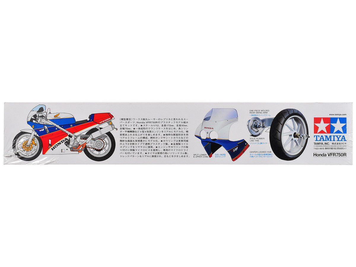 Model Kit Honda VFR750R Motorcycle 1/12 Scale Model by Tamiya LuxuryLifeWay Online Store