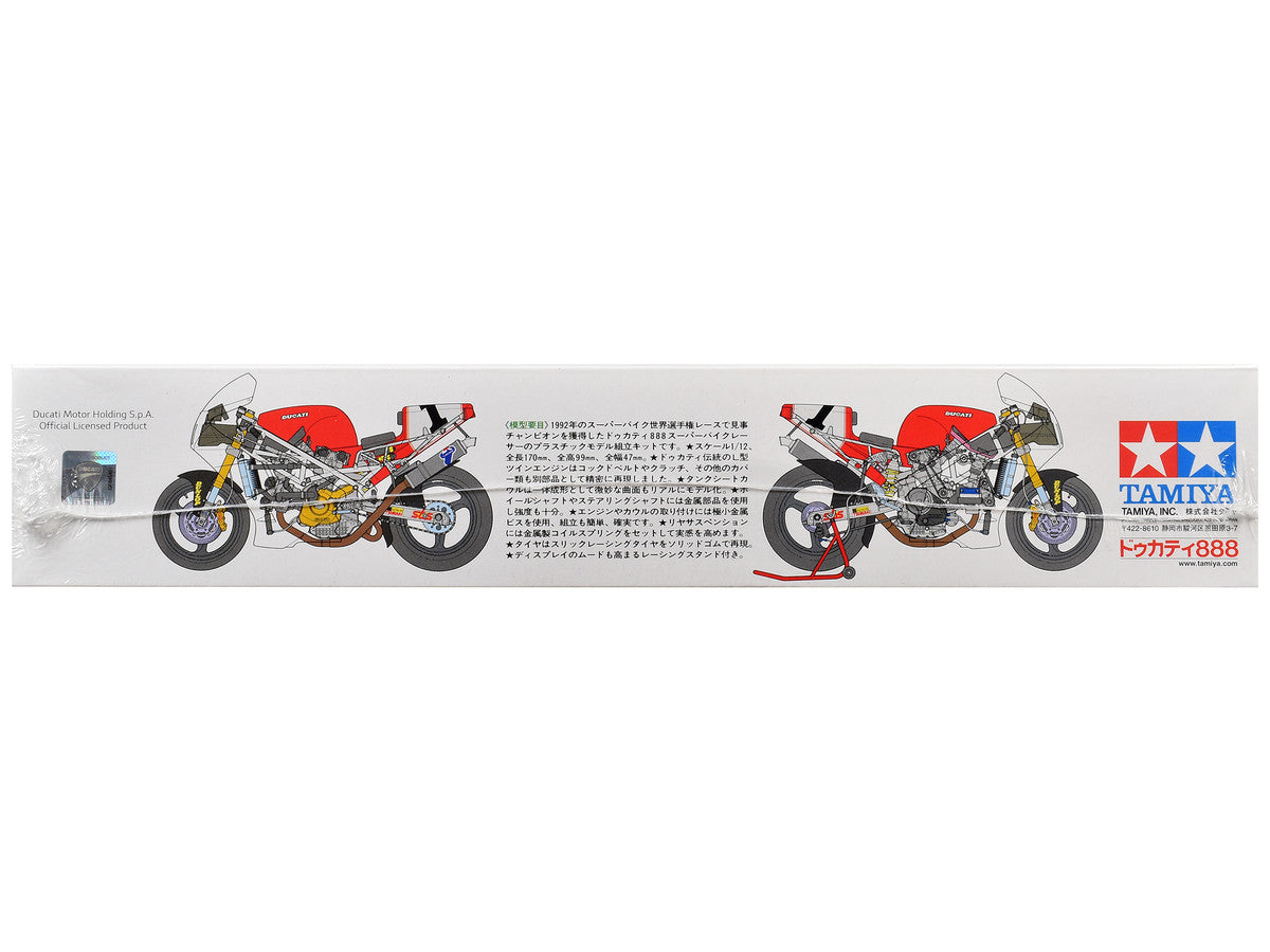 Model Kit Ducati 888 Superbike Racer Motorcycle 1/12 Scale Model by Tamiya LuxuryLifeWay Online Store
