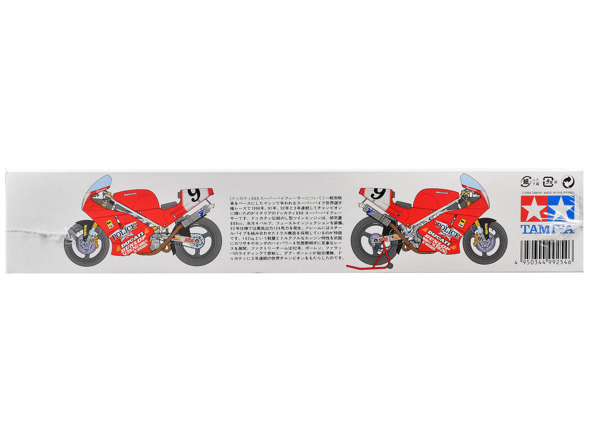 Model Kit Ducati 888 Superbike Racer Motorcycle 1/12 Scale Model by Tamiya LuxuryLifeWay Online Store