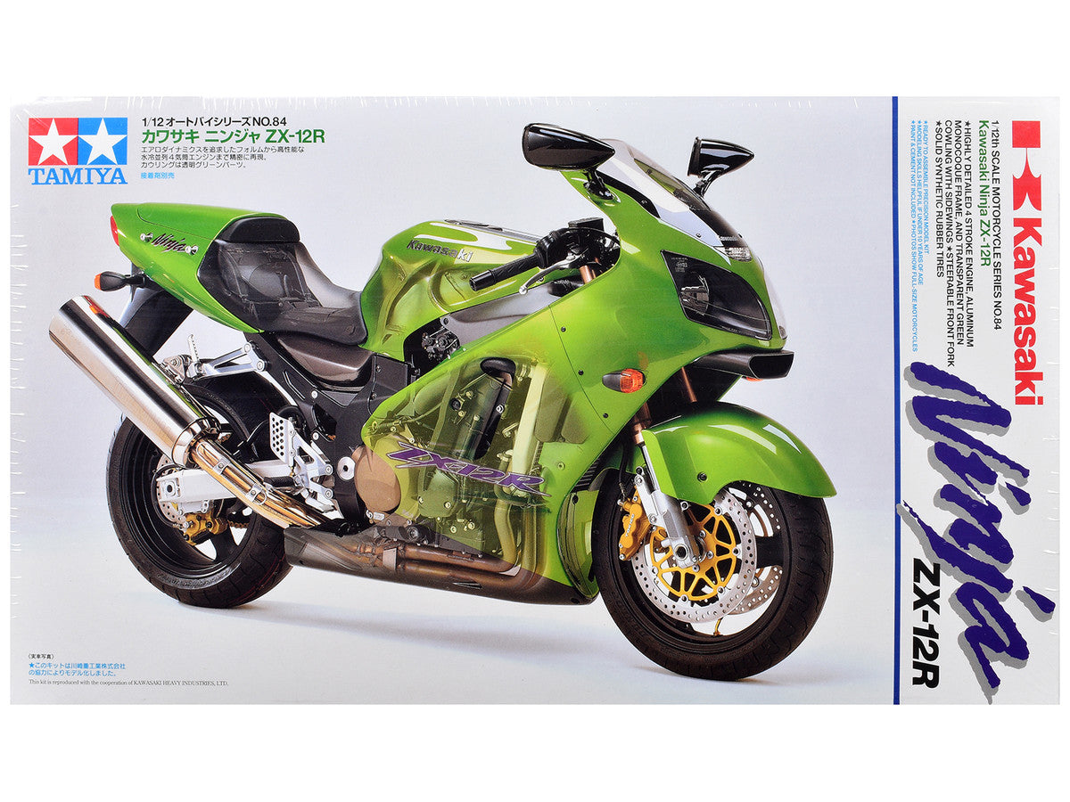 Model Kit Kawasaki Ninja ZX-12R Motorcycle 1/12 Scale Model by Tamiya LuxuryLifeWay Online Store