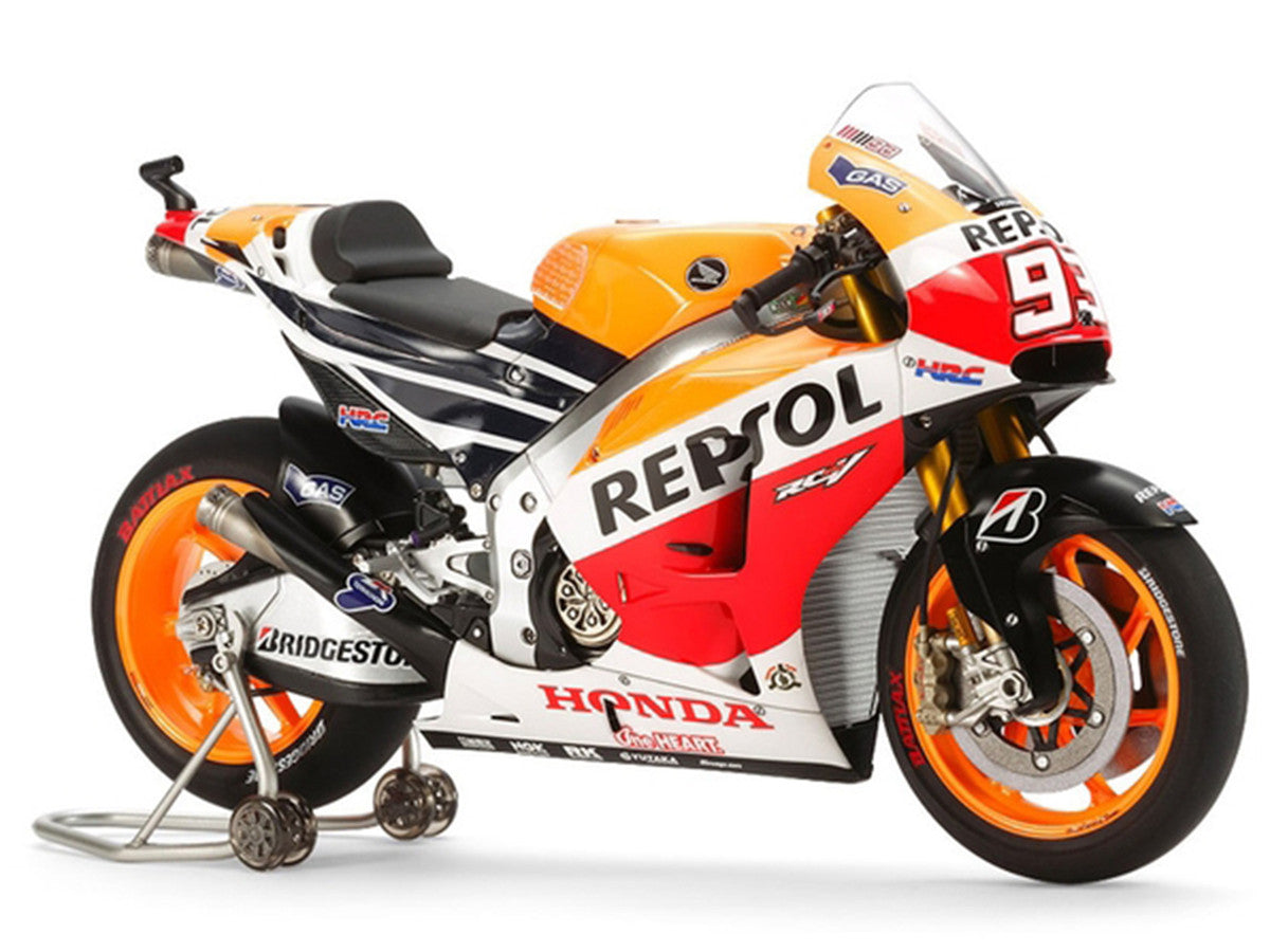 Model Kit Honda RC213V Motorcycle #93 Marc Marquez "Repsol Honda" Winner "Moto GP Championship" (2014) 1/12 Scale Model by Tamiya LuxuryLifeWay Online Store