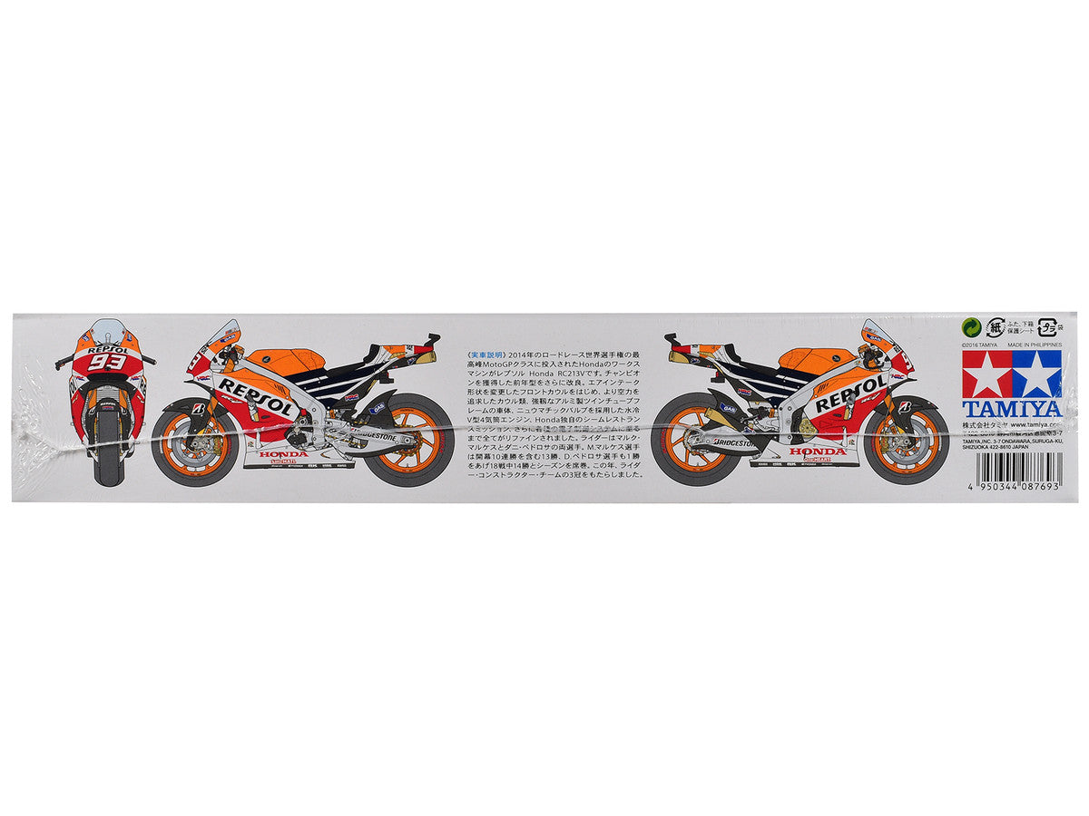 Model Kit Honda RC213V Motorcycle #93 Marc Marquez "Repsol Honda" Winner "Moto GP Championship" (2014) 1/12 Scale Model by Tamiya LuxuryLifeWay Online Store