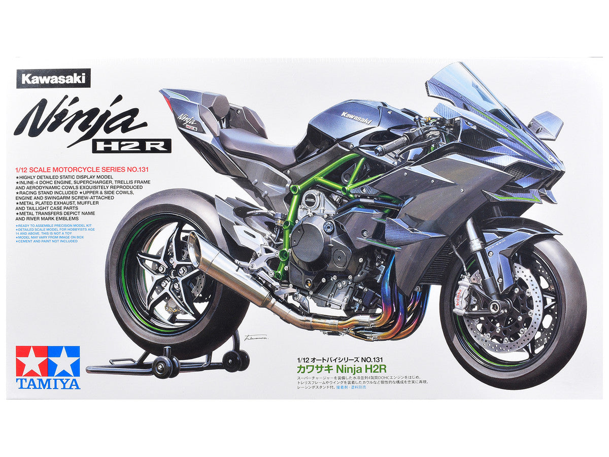 Model Kit Kawasaki Ninja H2R Motorcycle 1/12 Scale Model by Tamiya LuxuryLifeWay Online Store