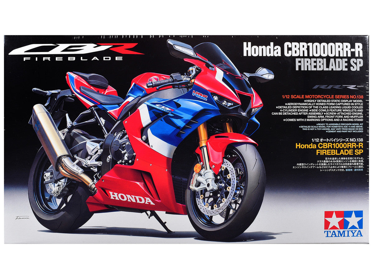 Model Kit Honda CBR1000RR-R Fireblade SP Motorcycle 1/12 Scale Model by Tamiya LuxuryLifeWay Online Store