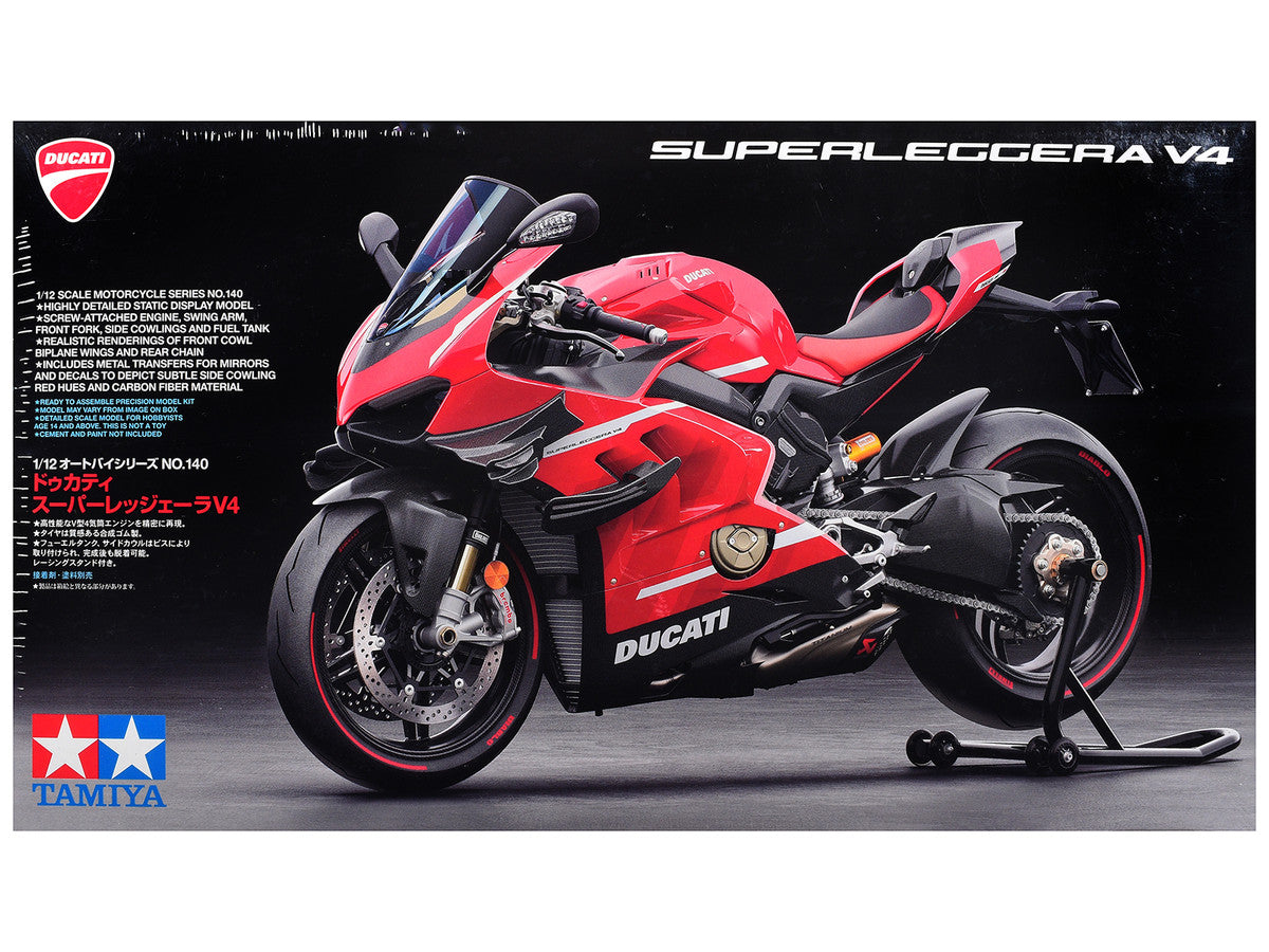 Model Kit Ducati Superleggera V4 Motorcycle 1/12 Scale Model by Tamiya LuxuryLifeWay Online Store